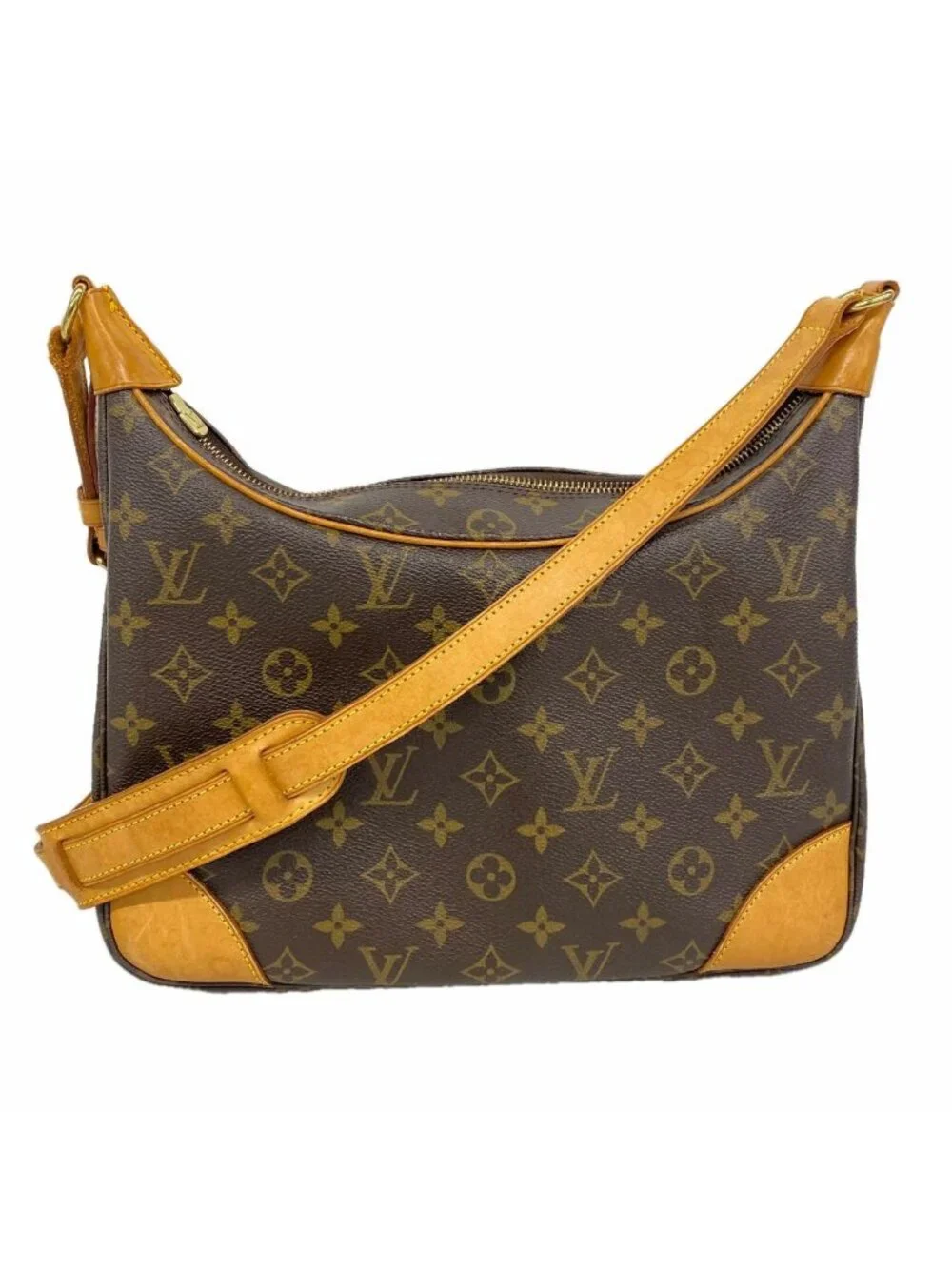 Louis Vuitton Shoulder Bag Monogram Boulogne 30 Brown